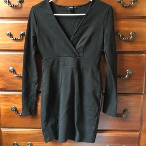H&M fitted black dress